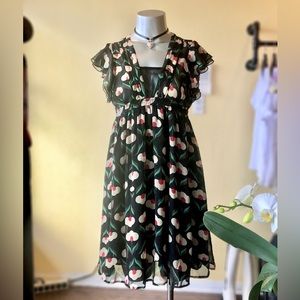 One Piece Floral Dress XS